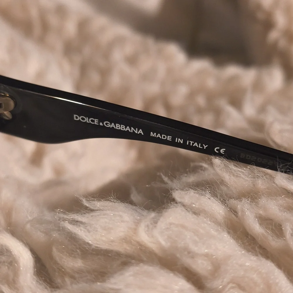 Dolce & Gabbana Sleek Sexy Baddie Office Bae Black Glasses with Case - Picture 3 of 7